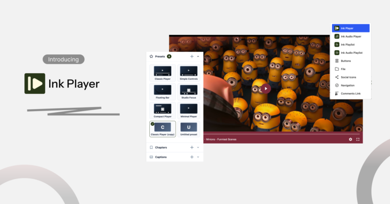 Introducing Ink Player – the Ultimate Video Player Plugin WordPress Needs